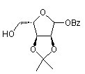 1-O-Benzoyl-2,3-O-isopropylidene-L-ribofuranoate